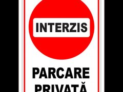 indicator interzis parcare privata